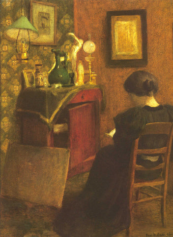 Woman reading Matisse
