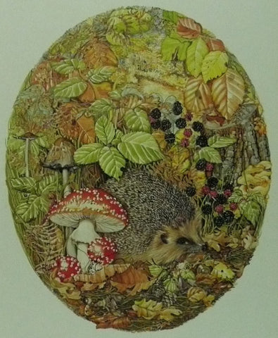 Autumn Woodland (Hedgehog) 