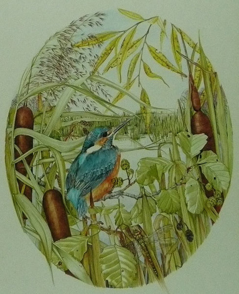 Autumn Waterside (Kingfisher) 