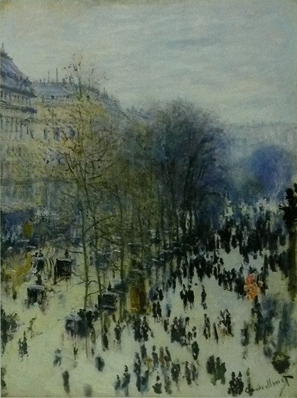 Boulevard des Capucines (1873 4) Oscar Claude Monet