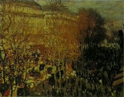 Boulevard des Capucines (1873) Oscar Claude Monet