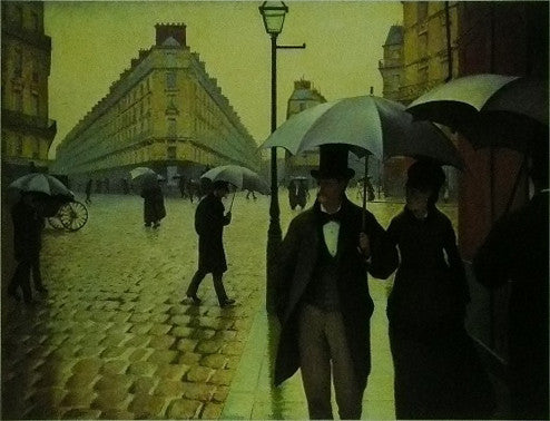 A Rainy Day (1876 77) Caillebotte