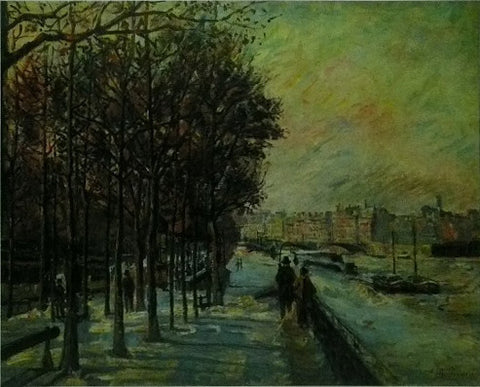 La Place Valhubert Paris (1875) Armand Guillaumin