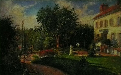 Garden of Les Mathurins at Pontoise (1876) Camille Pissarro