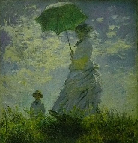 Woman with a Parasol Mme Monet and her Son (1875) Oscar Claude Monet