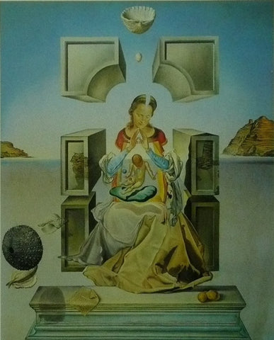 First Study for the 'Madonna of Port Lligat' (1949) Salvador Dali