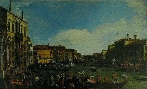 A Regatta on the Grand Canal Canaletto