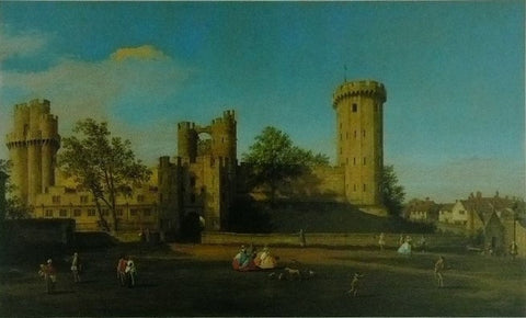 Warwick Castle: the East front Canaletto