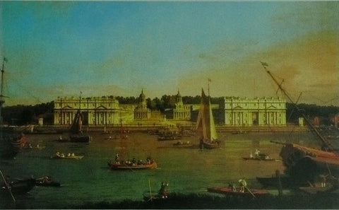 London: Greenwich Hospital from the north bank of the Thames Canaletto