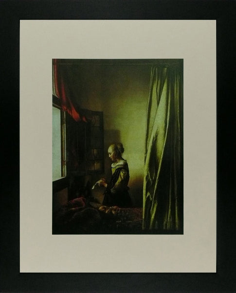 A girl reading at an open window Johannes Vermeer