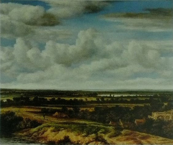 An Extensive Landscape with a Road by a Ruin Philips Koninck
