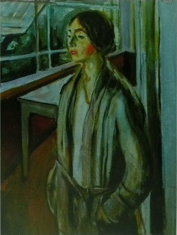 Woman on the verandah Munch