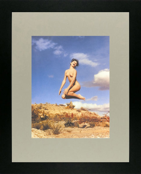 Unknown Nude model in the desert