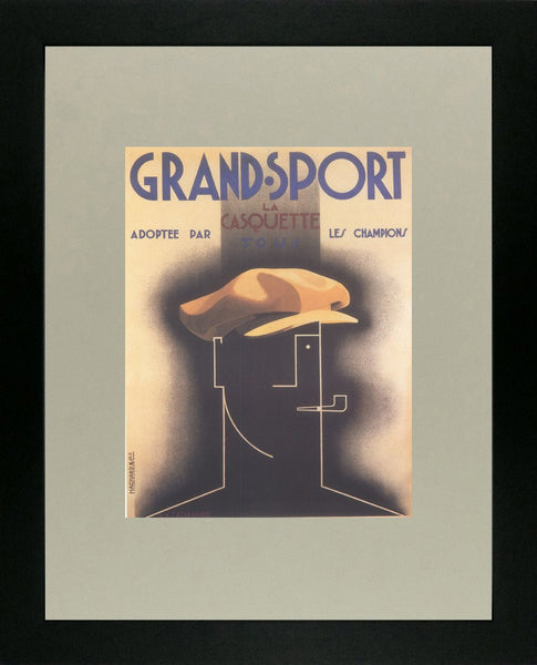 Grand Sport La Casquette 1925 Cassandre (Art Deco Advert)
