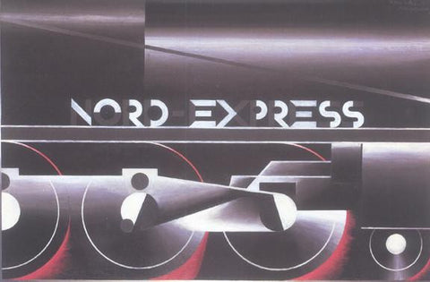 Nord Express 1927 Cassandre (Art Deco Advert)