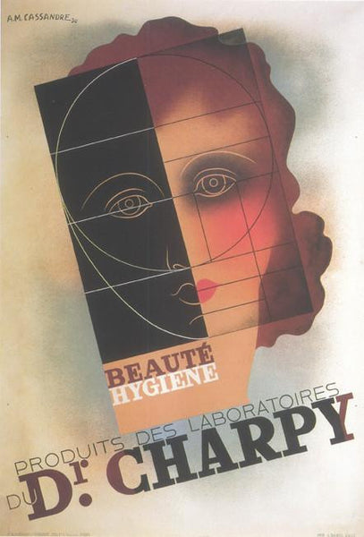 Dr Charpy Beaute Hygiene 1930 Cassandre (Art Deco Advert)