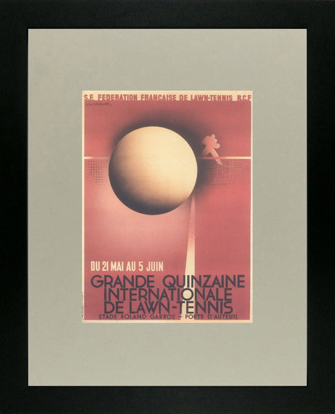 Grande Quinzaine Internationale de Lawn Tennis 1932 Cassandre (Art Deco Advert)