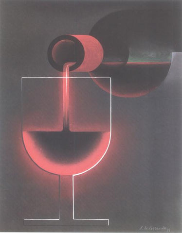 Nicholas (Wine being poured into a glass) 1935 Cassandre (Art Deco Advert)