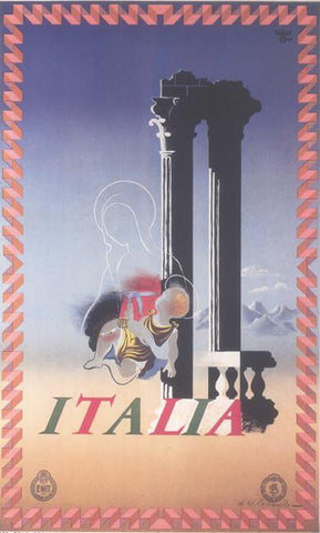 Italia 1936 Cassandre (Art Deco Advert)