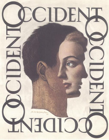 Occident 1947 Cassandre (Art Deco Advert)