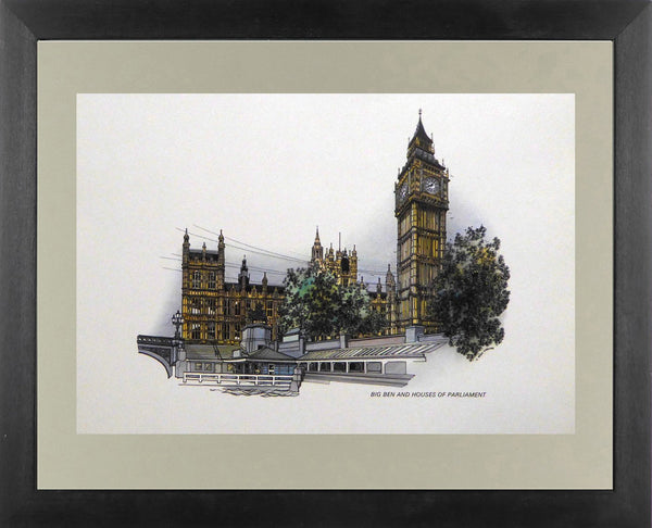 Big Ben & the Houses of Parliament Framed Print