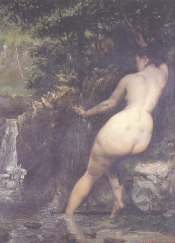 Detail from "The Source" Gustave Courbet