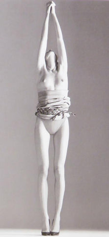 Unknown Topless woman (black & white)