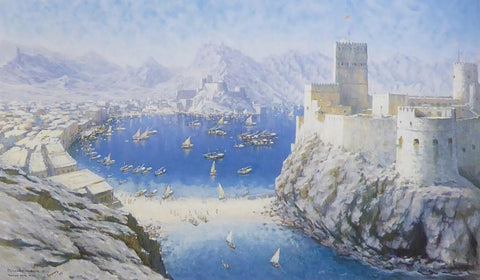 Muscat (Harbour scene) John Michael Groves