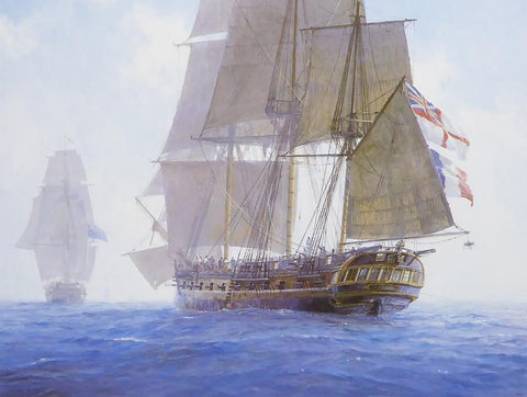 HMS Inconstant and L'Unite Geoff Hunt