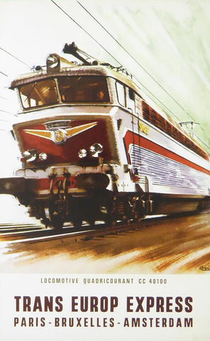 Locomotive Quadricourant CC 40100 Trans Europ Express (Train)