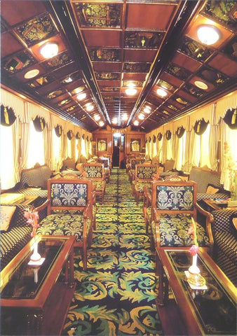 Luxurious Interior of a railcar (Train)