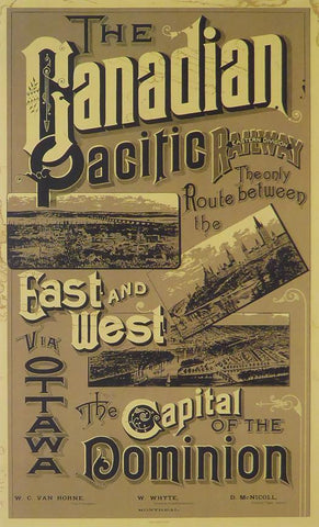 The Canadian Pacific Railway East & West via Ottawa (Train)