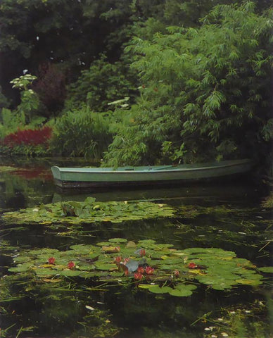 Boat in the water garden Monet (Inspiration)