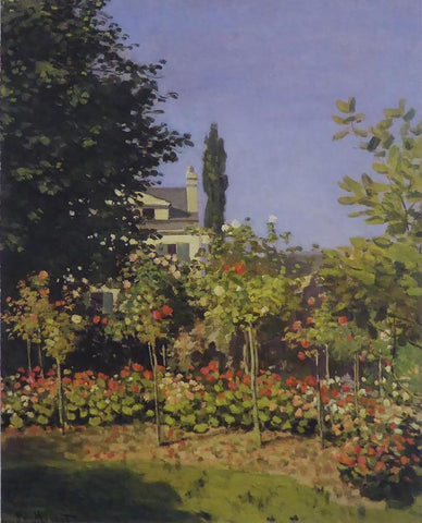 Jardin en FIeurs, 1866. Monet