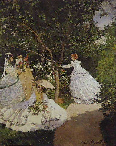 Femmes au Jardin, 1867. Monet