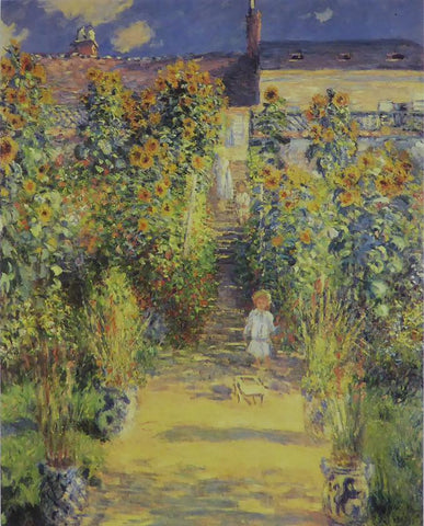 Jardin de l'Artiste a' Vetheuil, 1881. Monet