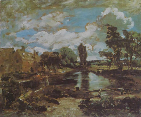 Flatford Mill from a Lock on the Stour (1) Constable