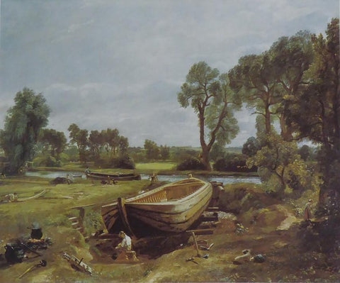 Boat Building near Flatford Mill Constable