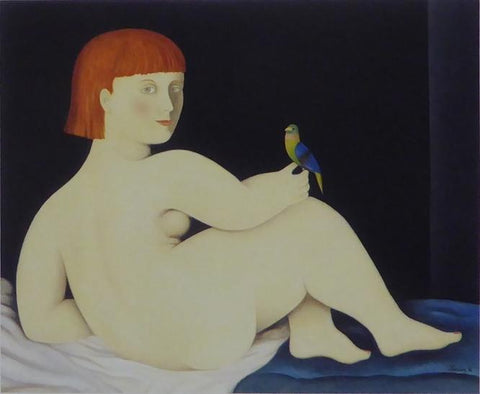 Bird in Hand, 1998 Caricature Nude