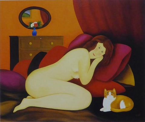 At Home, 2000 Caricature Nude