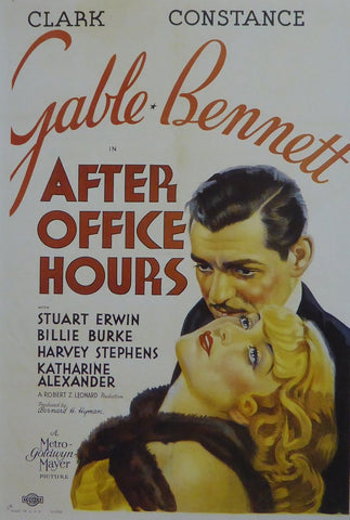After Office Hours (1) Clark Gable Movie Poster
