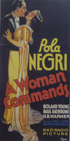 A Woman Commands (1) Pola Negri Movie Poster