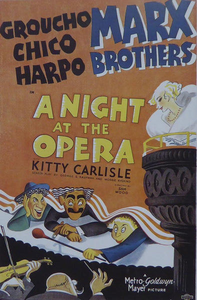 A Night at the Opera (3) The Marx Brothers Movie Poster