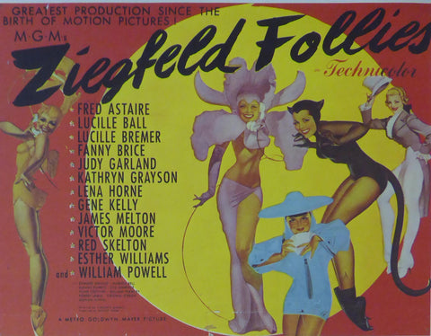 Ziegfeld Follies Fred Astaire Movie Poster