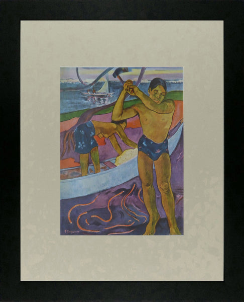 Man with an Axe Paul Gauguin