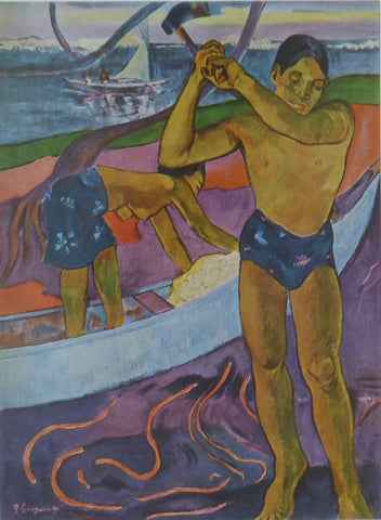 Man with an Axe Paul Gauguin