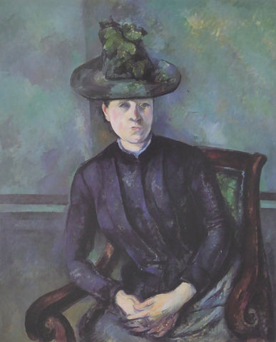 Woman in a Green Hat (Madame Cezanne) Cézanne