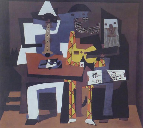 Three Musicians (1) Picasso