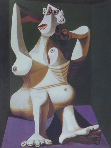 Woman Dressing her Hair Picasso