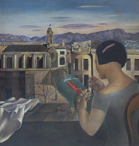 Woman at the Window in Figueres Dali